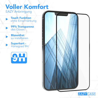 2x iPhone 13 Pro Glasfolie