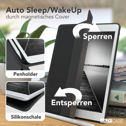 iPad 10,2" 2019/2020/2021 (7. / 8. / 9. Gen.) Smartcase mit Stifthalter