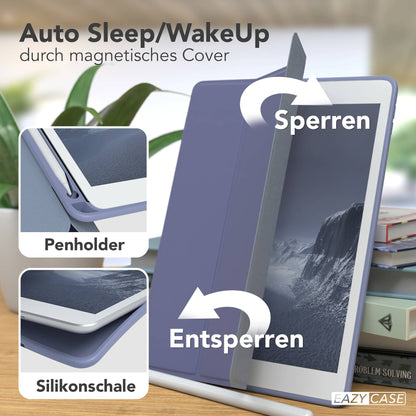 iPad 10,2" 2019/2020/2021 (7. / 8. / 9. Gen.) Smartcase mit Stifthalter