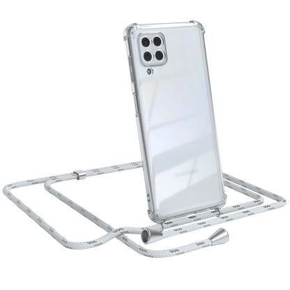 Galaxy M22 / M32 / A22 4G transparente Hülle + Kordel