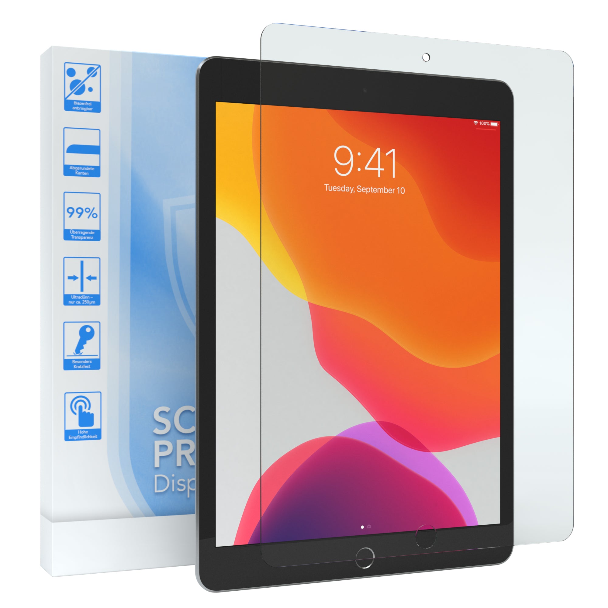 iPad 10,2" (7. / 8. / 9. Gen.) Glasfolie