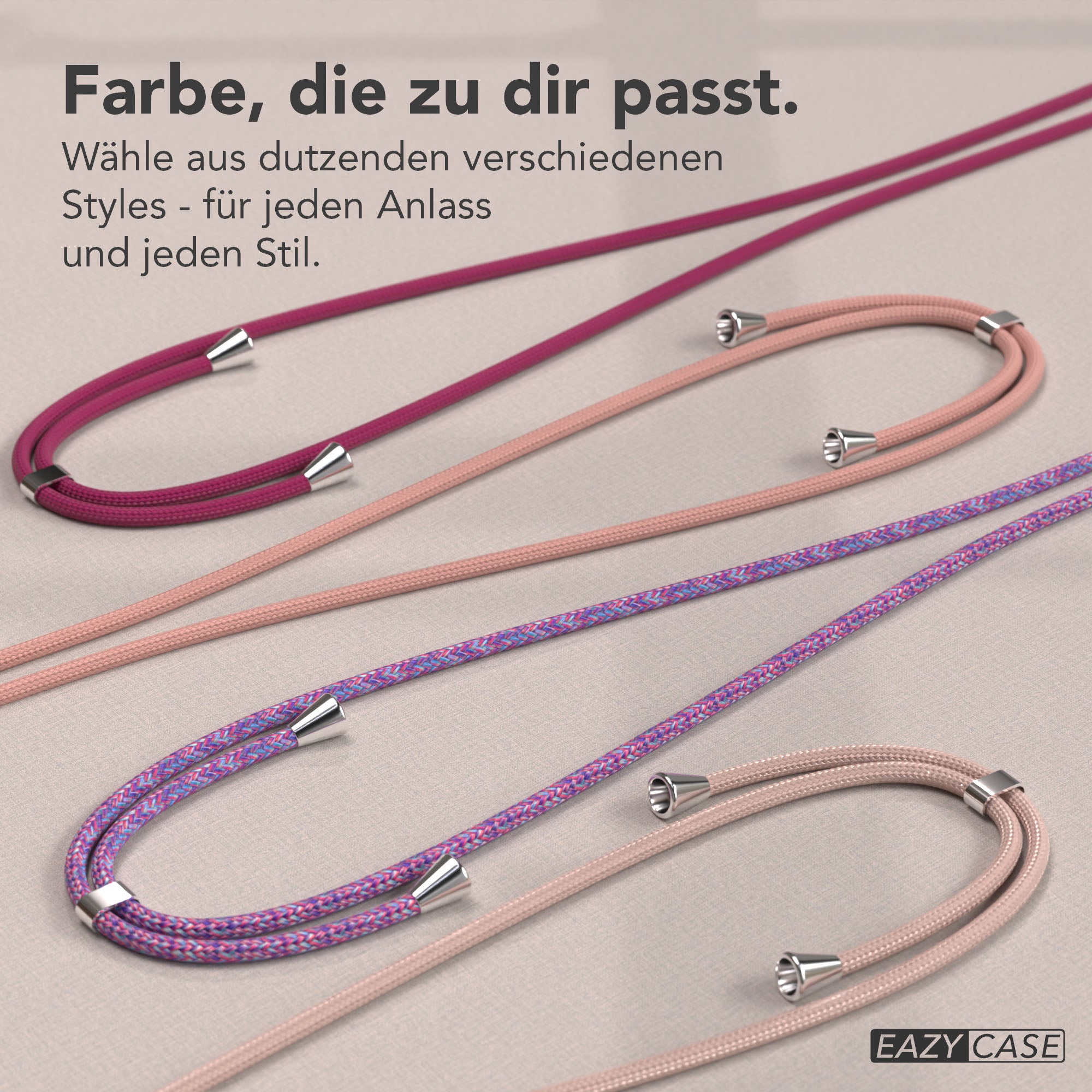 Universal Handykette einzeln verstellbar mit abnehmbaren Endstücken EAZY CASE 