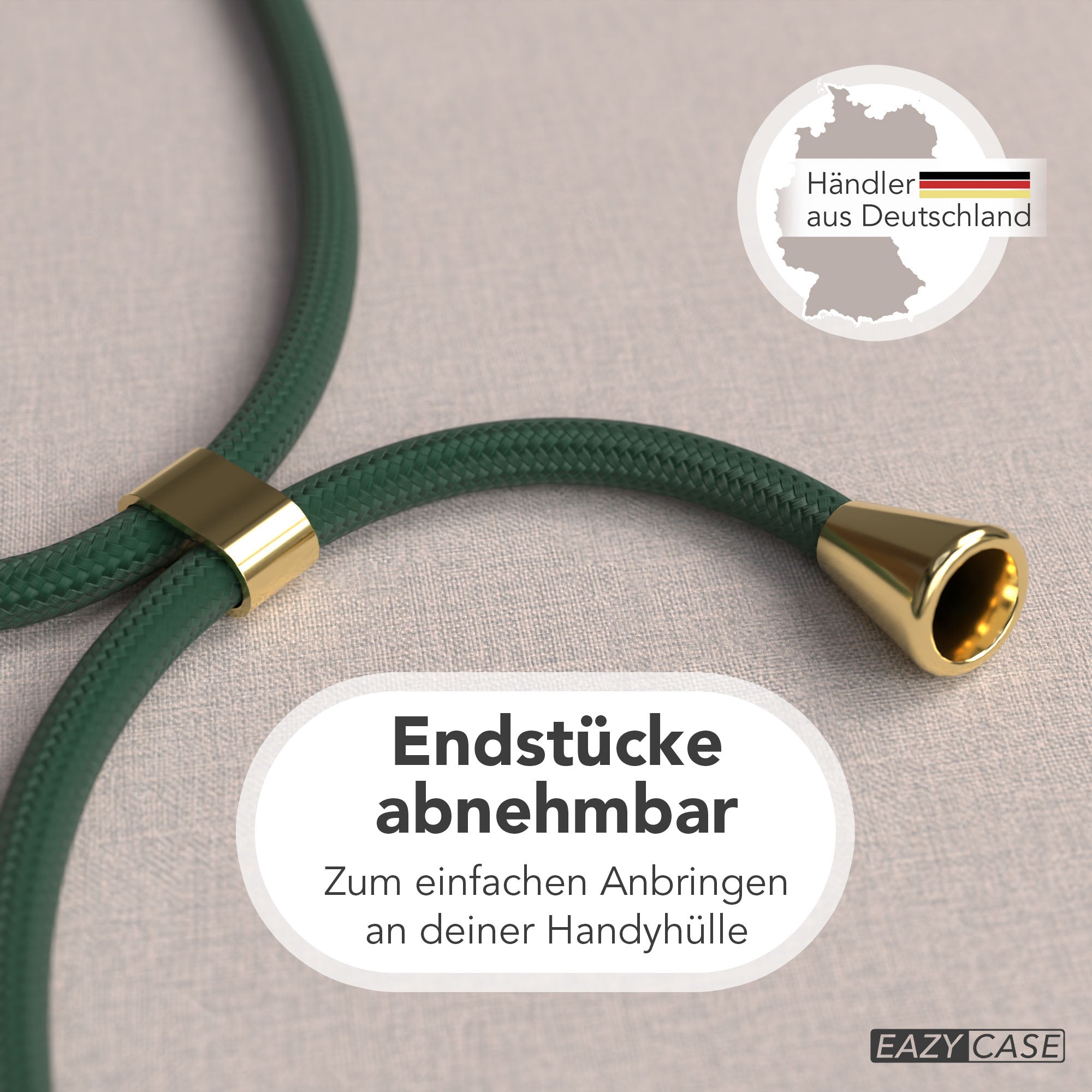 Universal Handykette einzeln verstellbar mit abnehmbaren Endstücken EAZY CASE 
