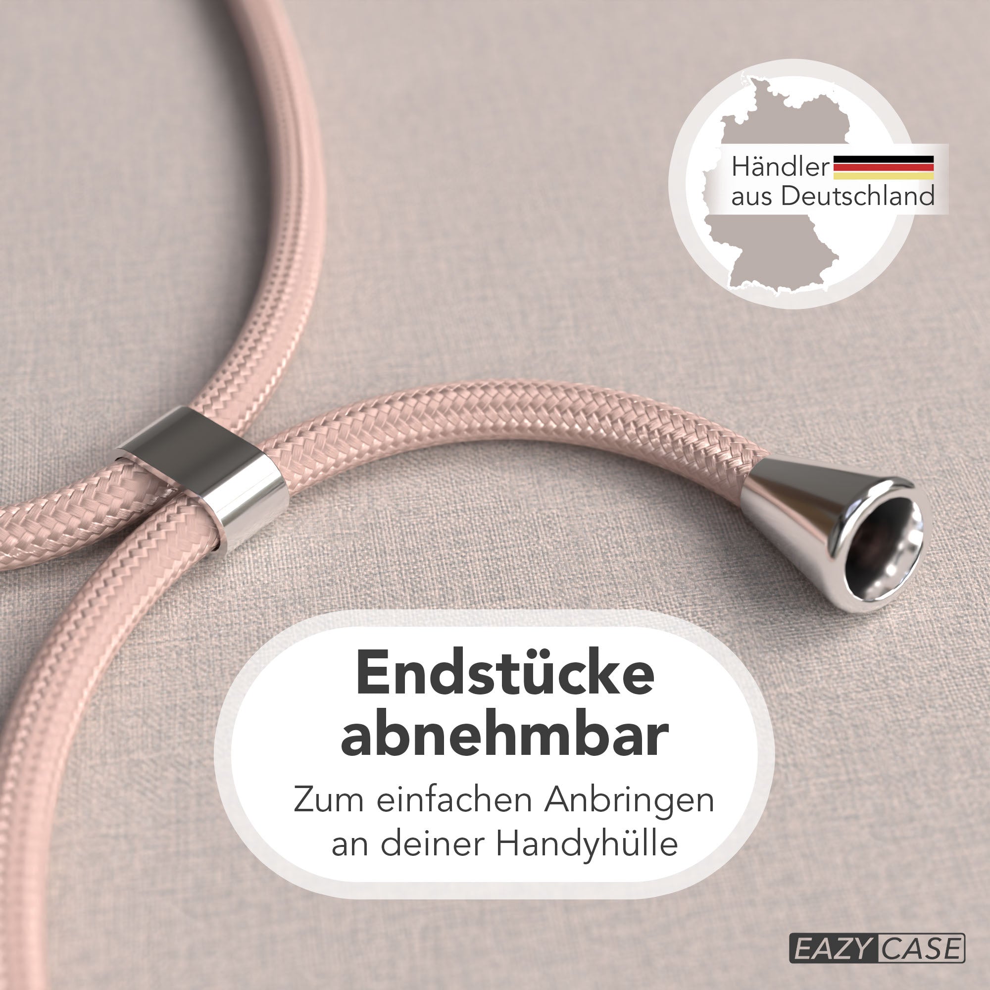 Universal Handykette einzeln verstellbar mit abnehmbaren Endstücken EAZY CASE 