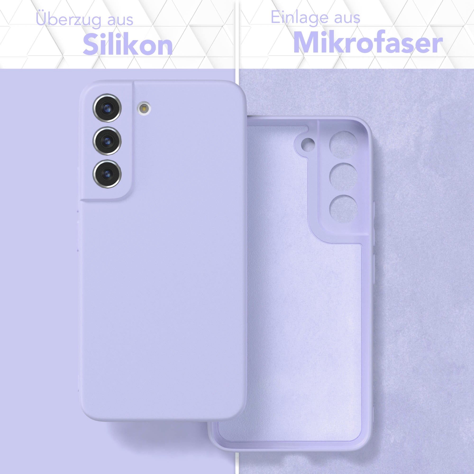 Samsung Galaxy S22 5G Silikonhülle mit Kameraschutz von EAZY CASE 