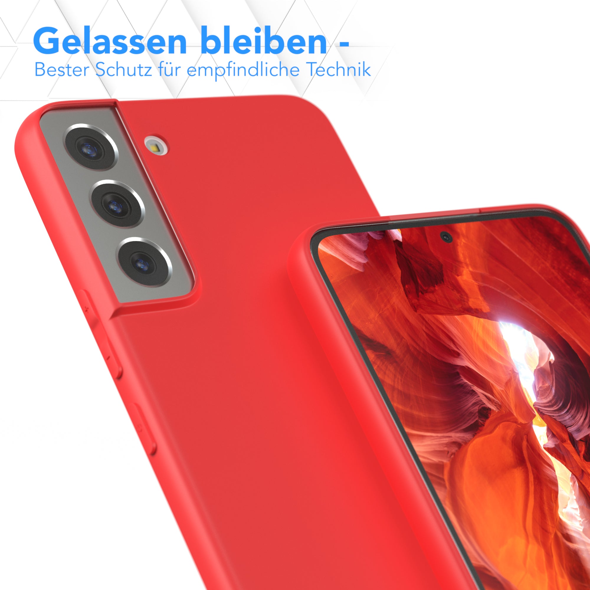 Samsung Galaxy S22 Plus 5G Silikonhülle mit Kameraschutz von EAZY CASE 