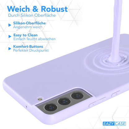 Samsung Galaxy S22 Plus 5G Silikonhülle mit Kameraschutz von EAZY CASE 