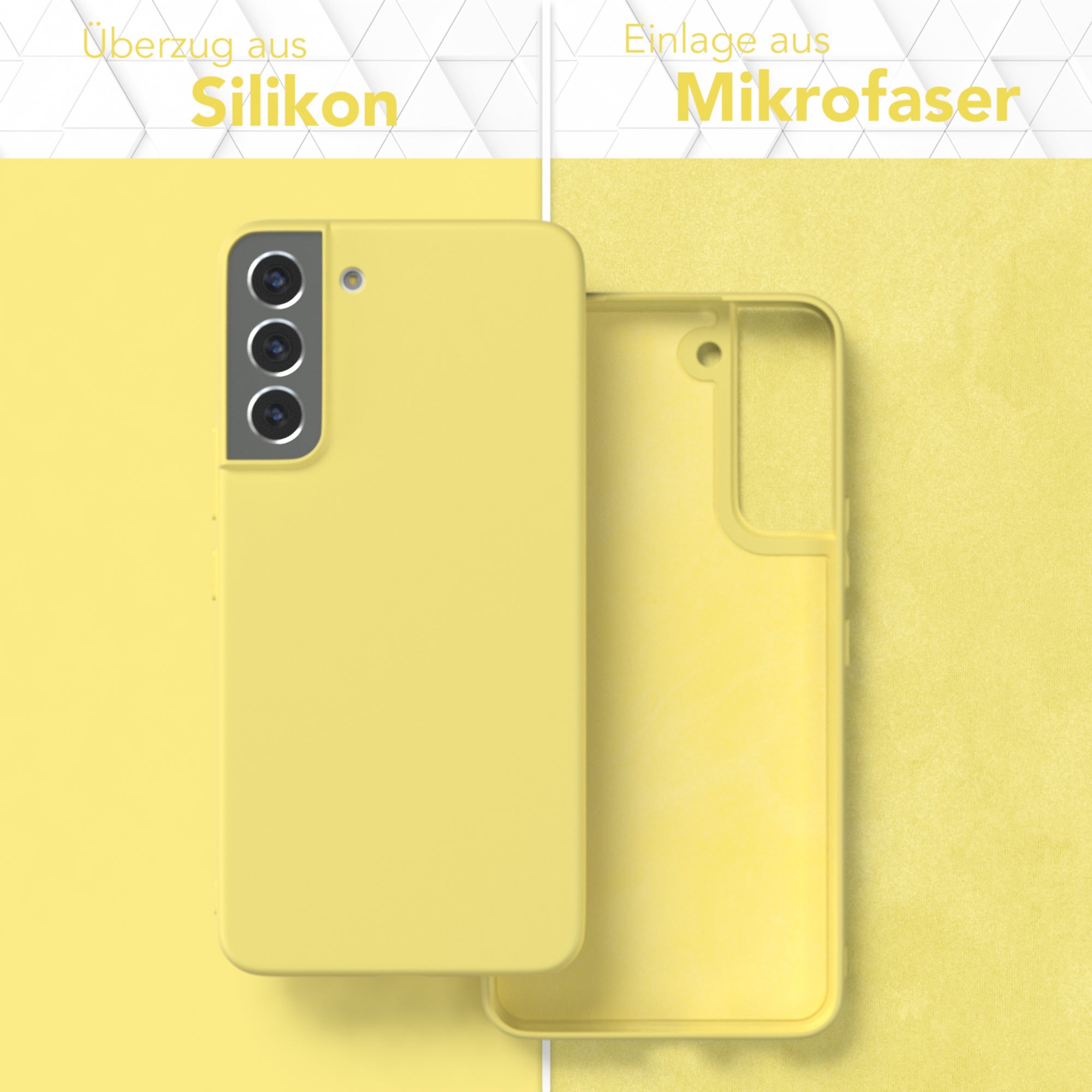 Samsung Galaxy S22 Plus 5G Silikonhülle mit Kameraschutz von EAZY CASE 