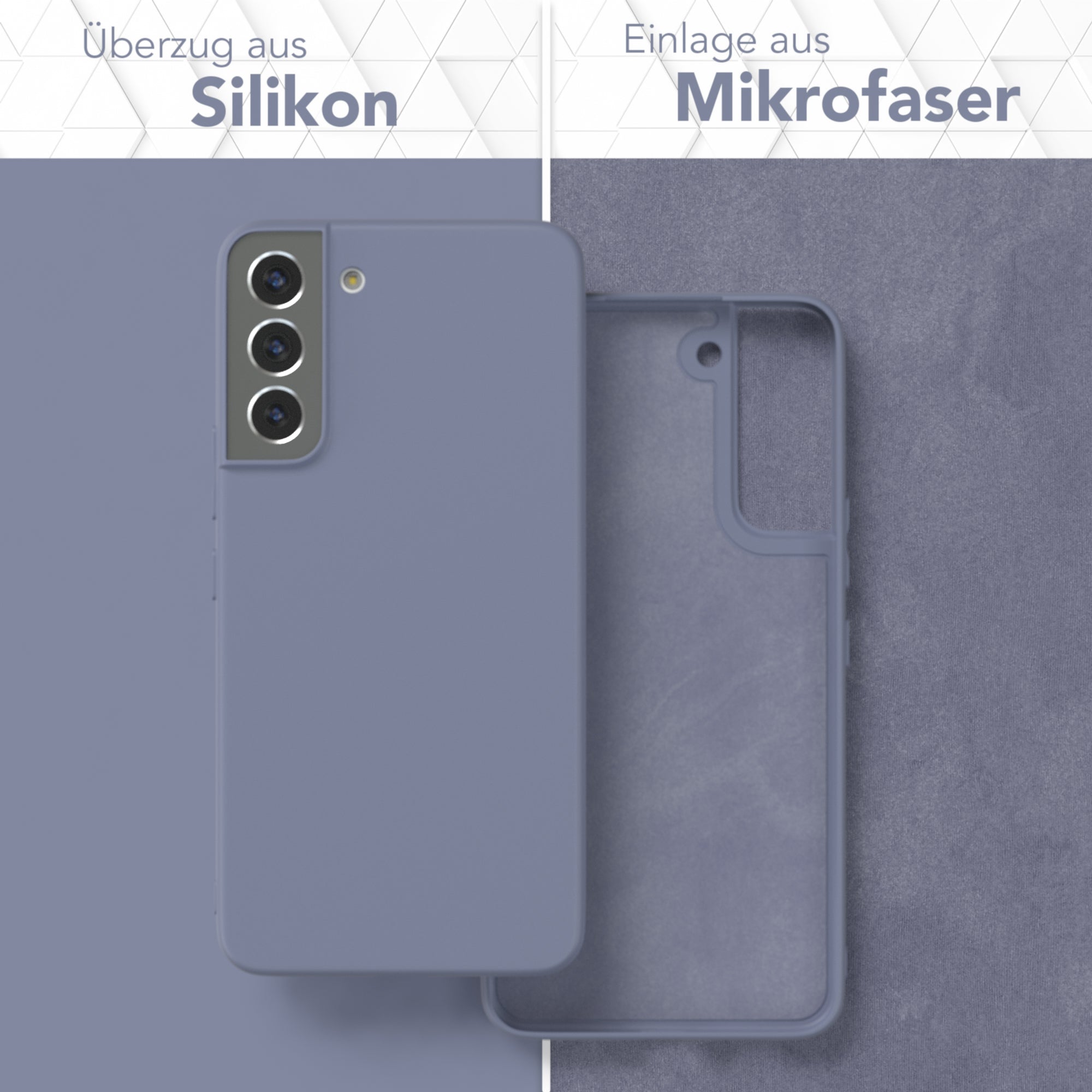 Samsung Galaxy S22 Plus 5G Silikonhülle mit Kameraschutz von EAZY CASE 