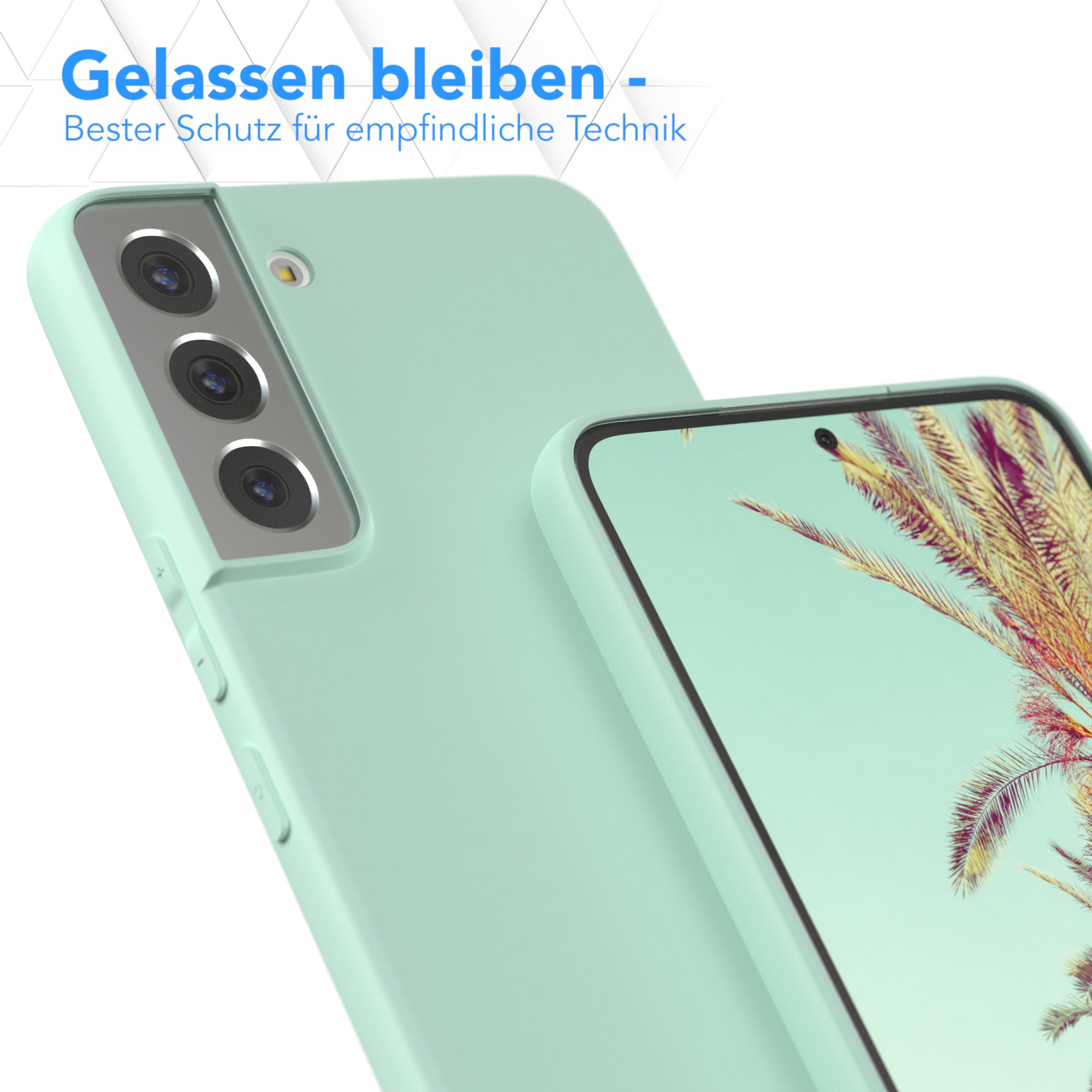 Samsung Galaxy S22 Plus 5G Silikonhülle mit Kameraschutz von EAZY CASE 