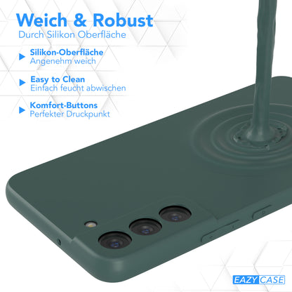 Samsung Galaxy S22 Plus 5G Silikonhülle mit Kameraschutz von EAZY CASE 