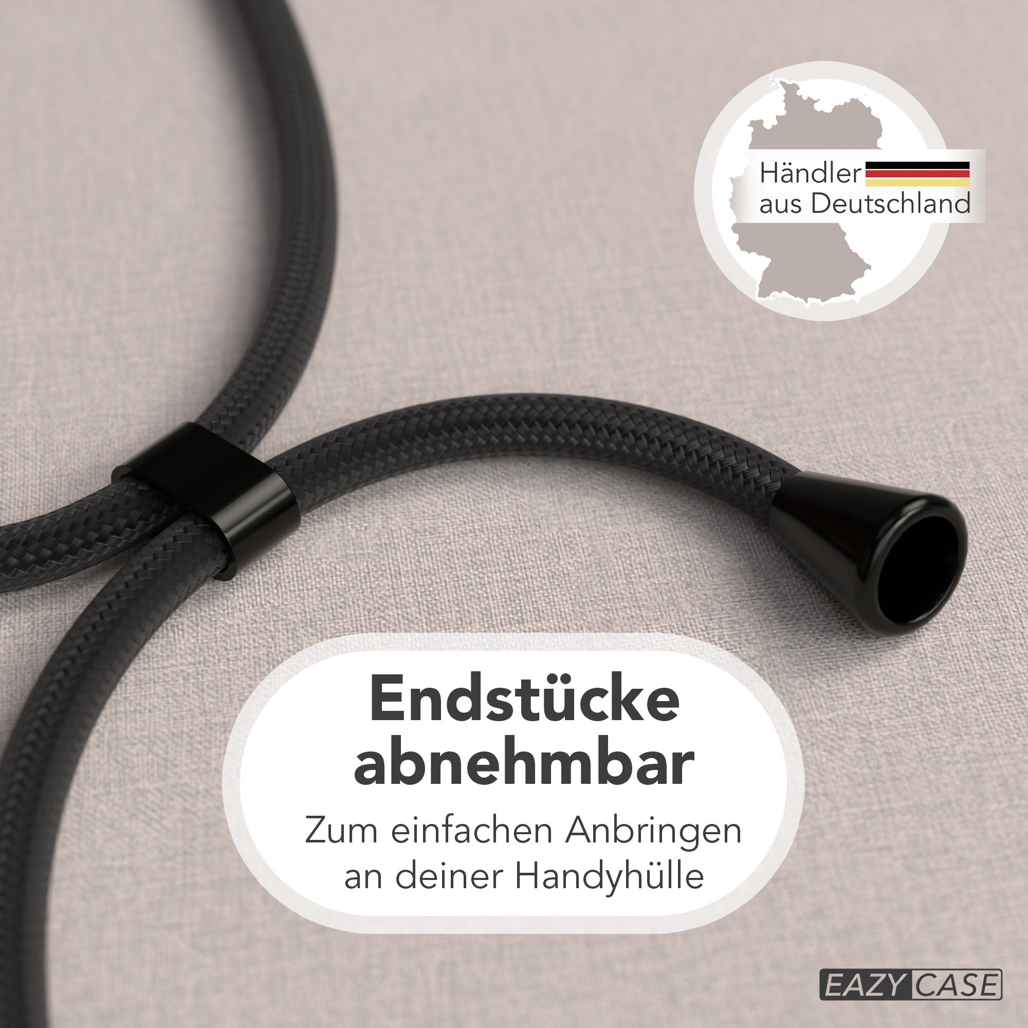 Universal Handykette einzeln verstellbar mit abnehmbaren Endstücken EAZY CASE 