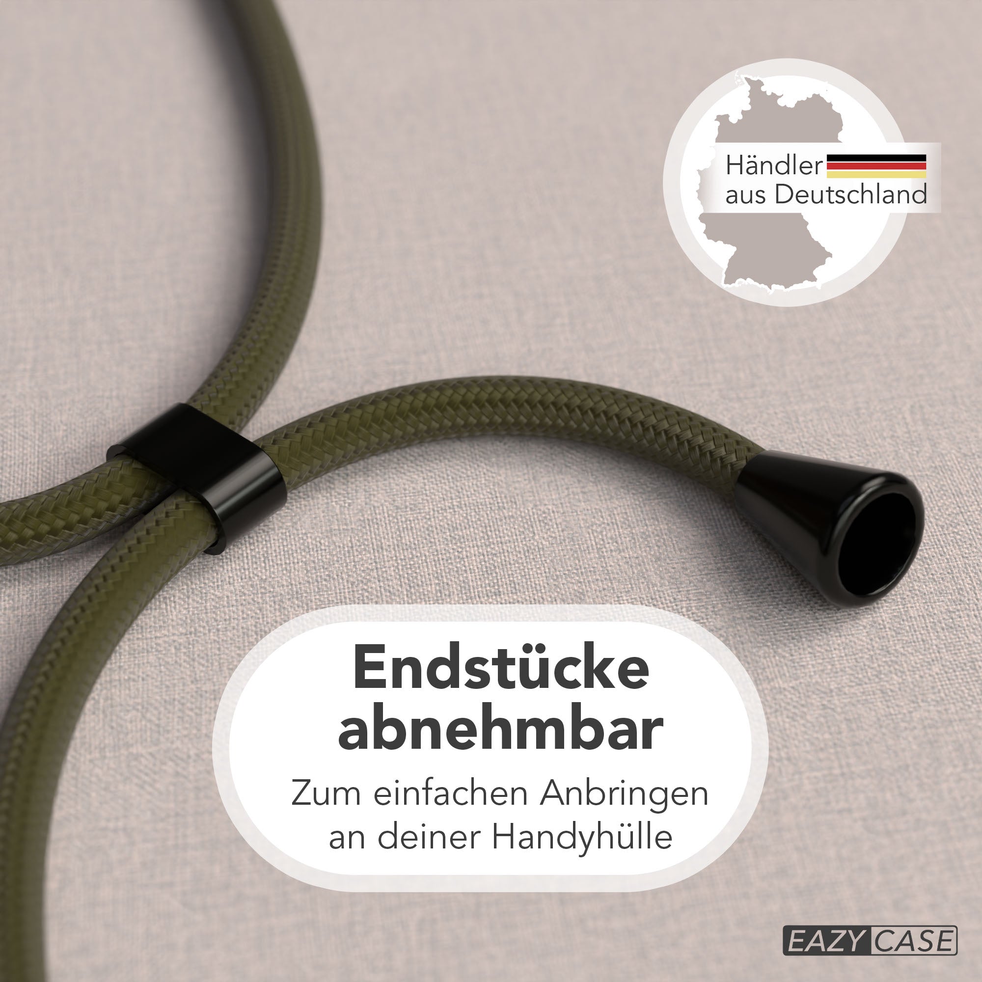 Universal Handykette einzeln verstellbar mit abnehmbaren Endstücken EAZY CASE 