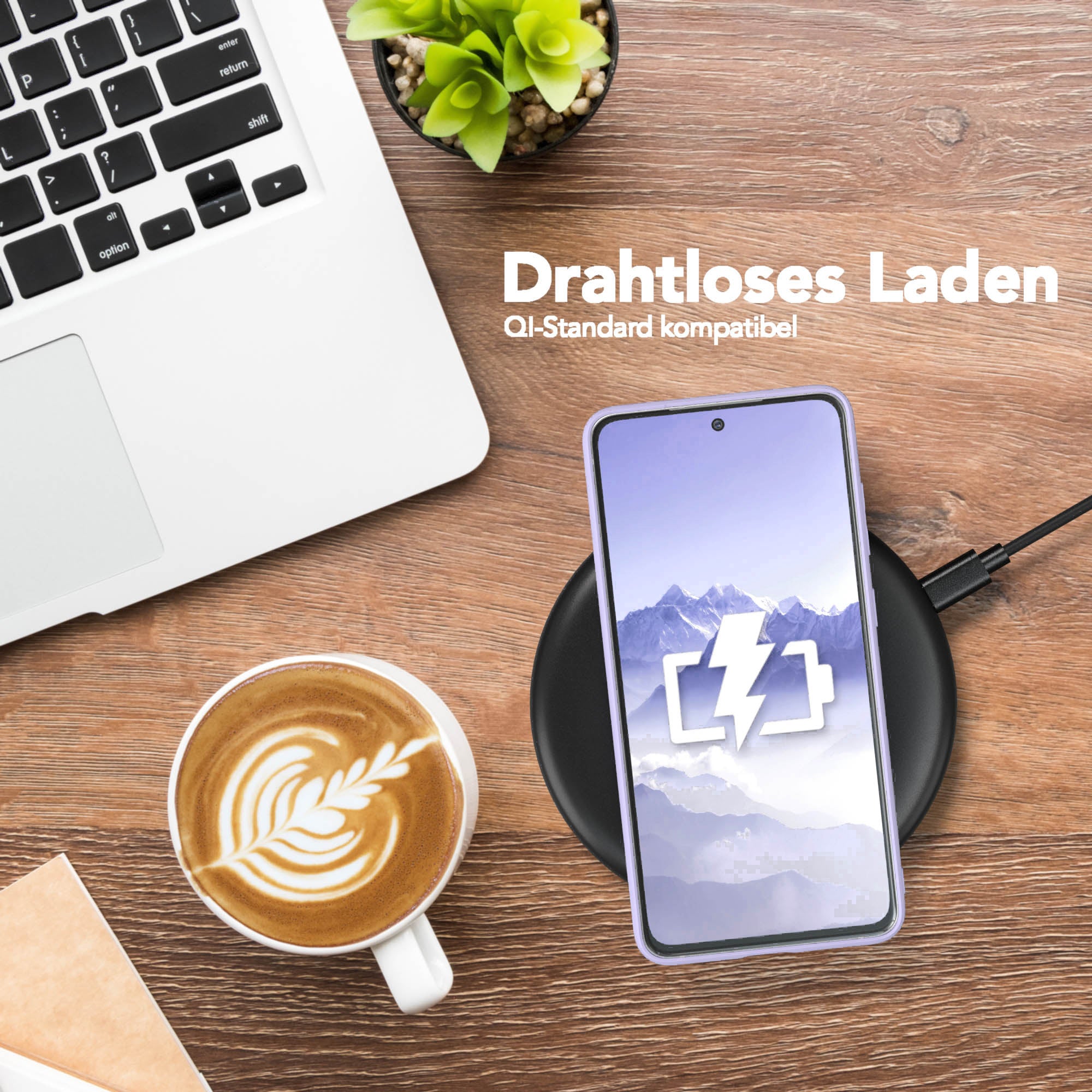 Samsung Galaxy S21 FE 5G Silikonhülle mit Kameraschutz von EAZY CASE 