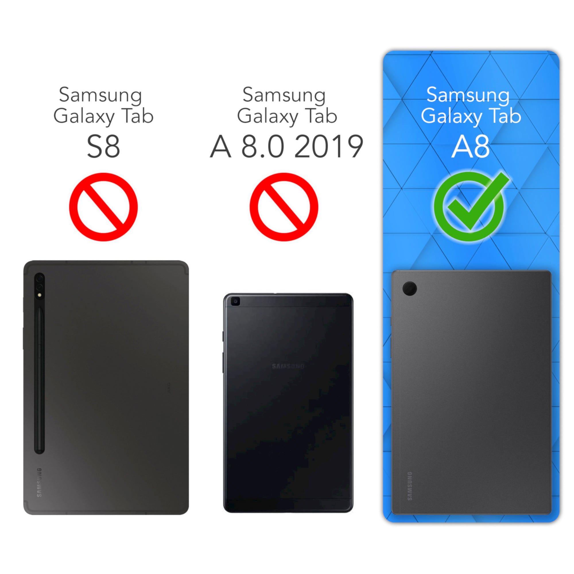 Galaxy Tab A8 10.5 Glasfolie