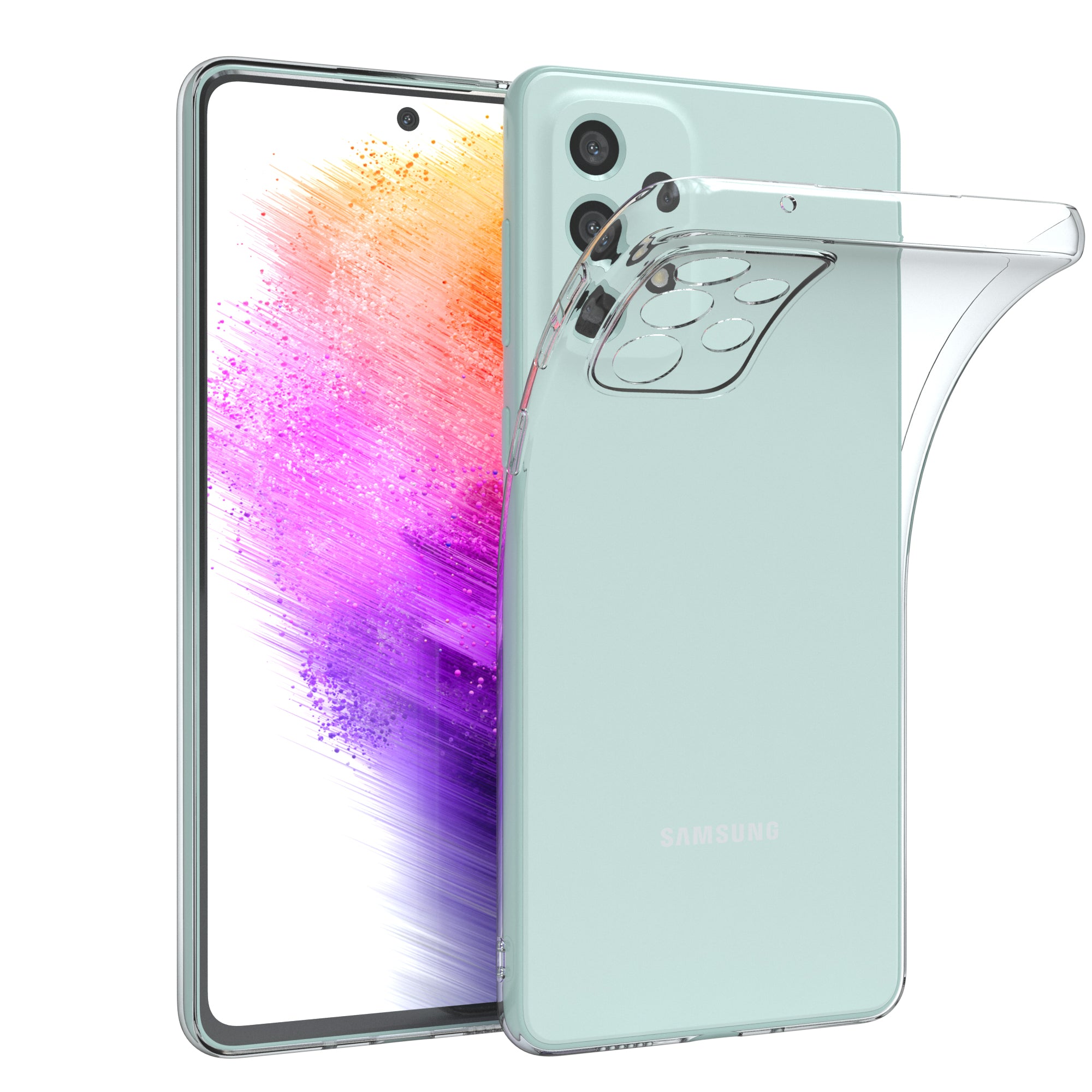 Galaxy A73 5G transparentes Slimcover