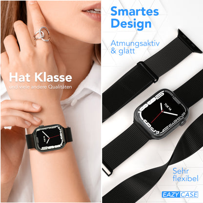 Apple Watch Armband Metall Edelstahl mit Magnetverschluss EAZY CASE 