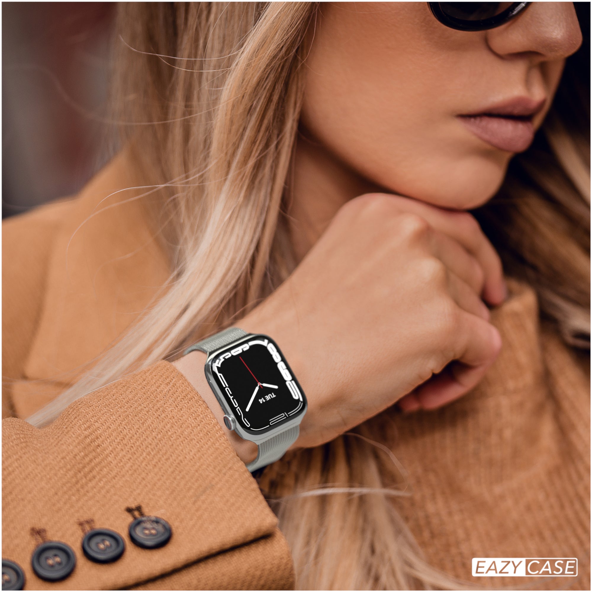 Apple Watch Armband Metall Edelstahl mit Magnetverschluss EAZY CASE 