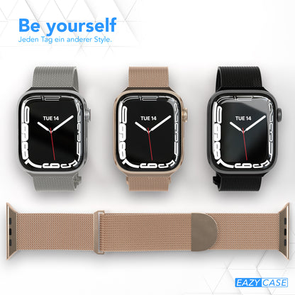 Apple Watch Armband Metall Edelstahl mit Magnetverschluss EAZY CASE 