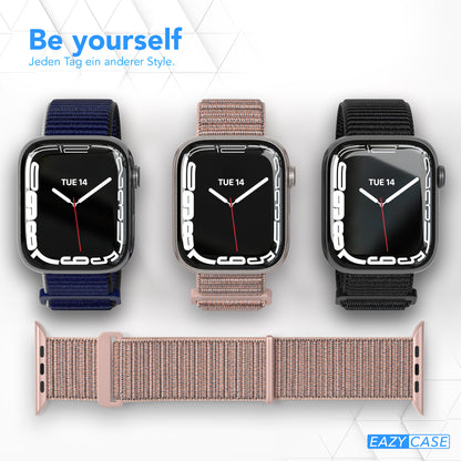 Apple Watch Nylon Armband mit Klettverschluss EAZY CASE Sport Loop 