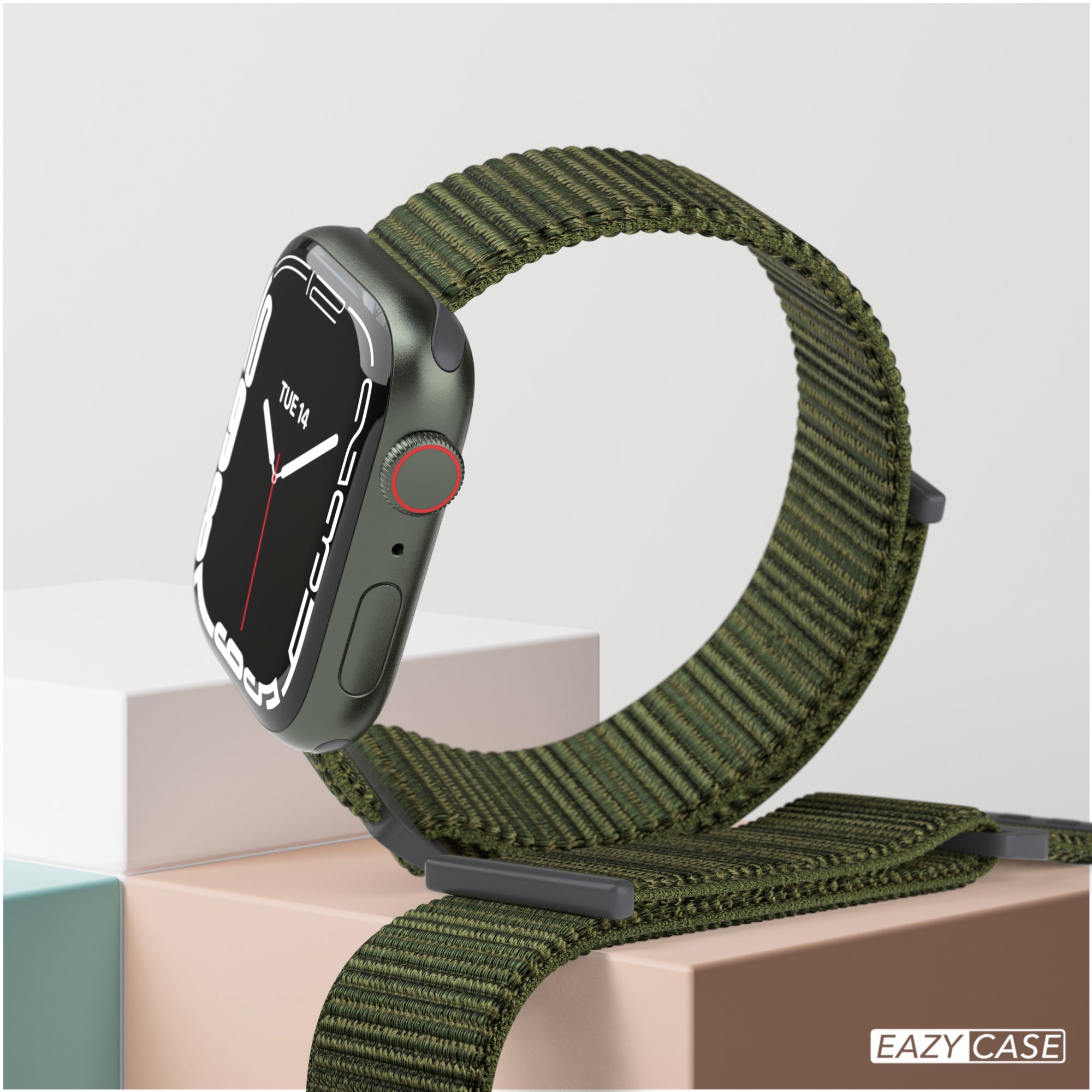 Apple Watch Nylon Armband mit Klettverschluss EAZY CASE Sport Loop 