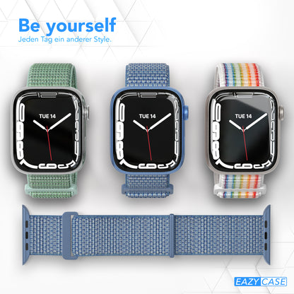 Apple Watch Nylon Armband mit Klettverschluss EAZY CASE Sport Loop 