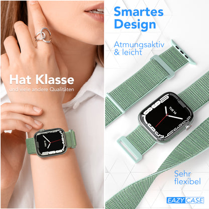 Apple Watch Nylon Armband mit Klettverschluss EAZY CASE Sport Loop 