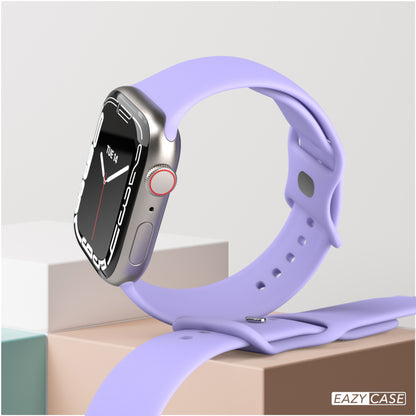 Apple Watch Silikon Armband mit Schnellverschluss von EAZY CASE 
