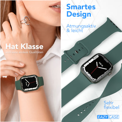 Apple Watch Silikon Armband mit Schnellverschluss von EAZY CASE 