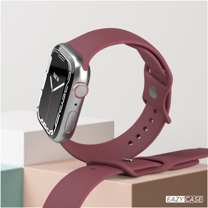 Apple Watch Silikon Armband mit Schnellverschluss von EAZY CASE 