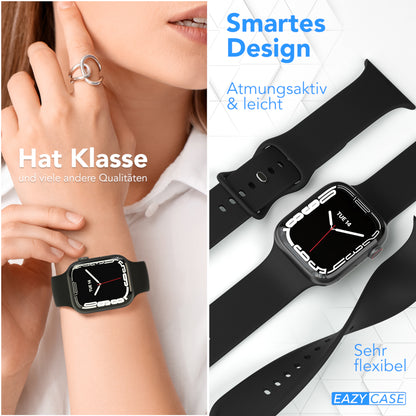 Apple Watch Silikon Armband mit Schnellverschluss von EAZY CASE 