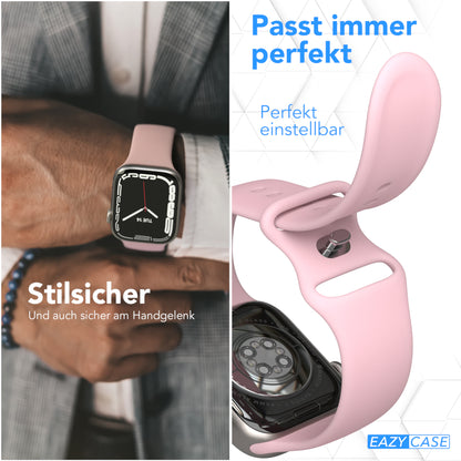 Apple Watch Silikon Armband mit Schnellverschluss von EAZY CASE 