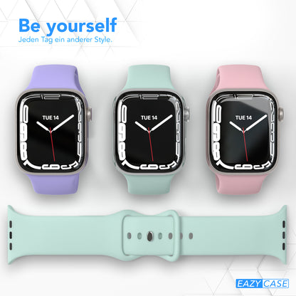 Apple Watch Silikon Armband mit Schnellverschluss von EAZY CASE 