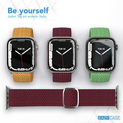 Apple Watch Armband geflochten Edelstahl Magnetverschluss EAZY CASE Wristband 