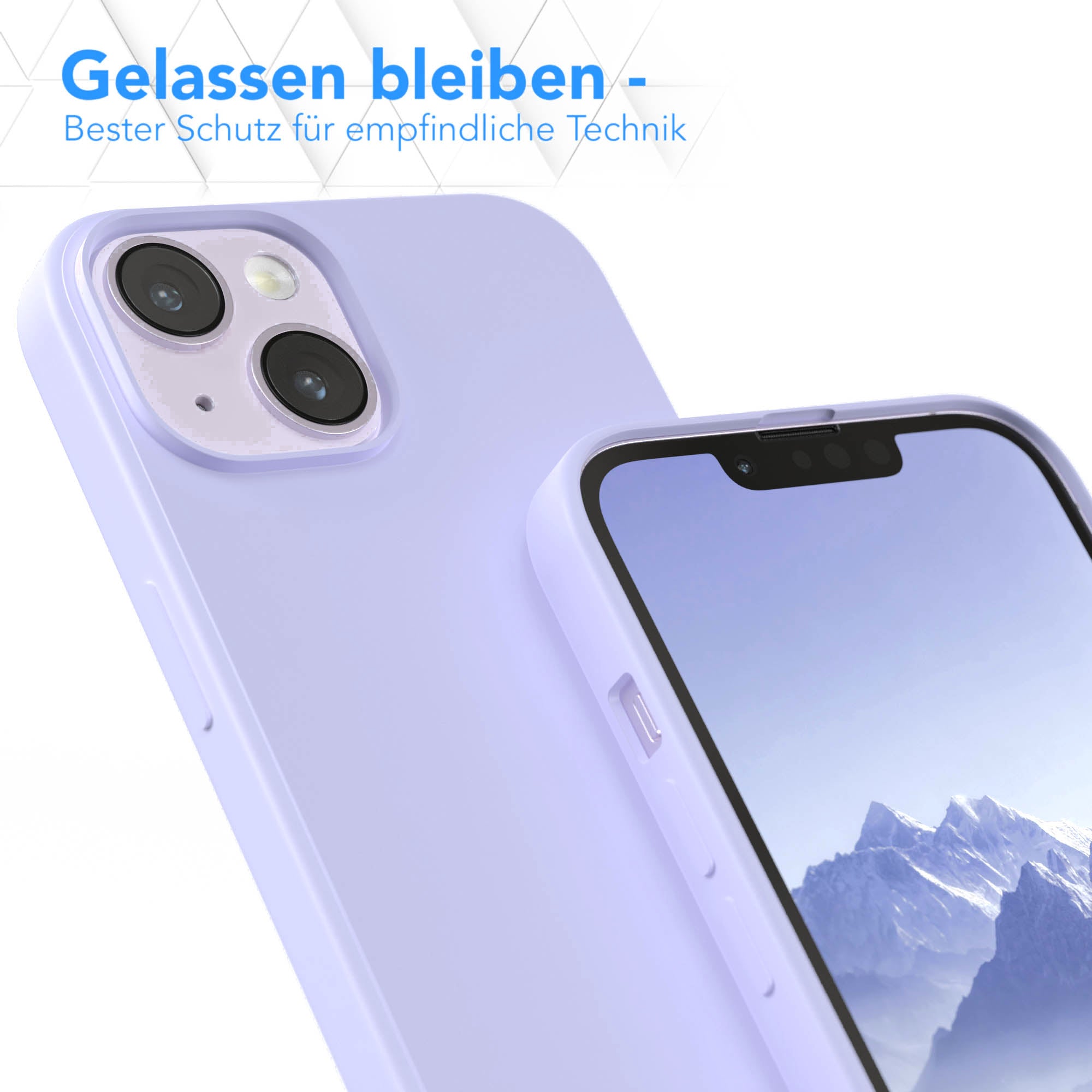 Apple iPhone 14 Silikonhülle mit Kameraschutz von EAZY CASE 