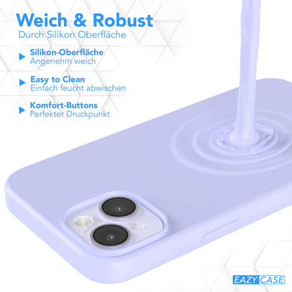 Apple iPhone 14 Silikonhülle mit Kameraschutz von EAZY CASE 