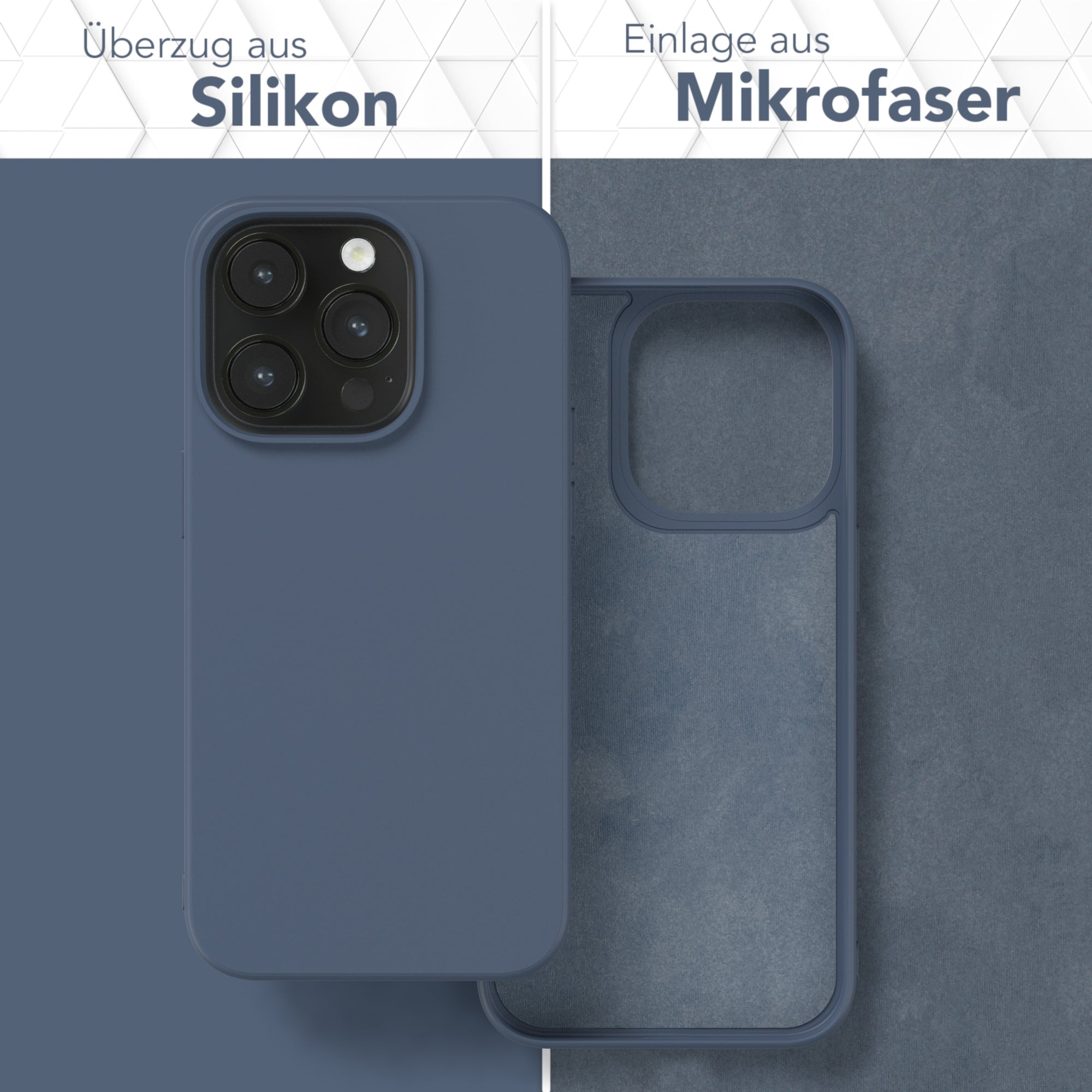 iPhone 14 Pro Silikonhülle mit Kameraschutz von EAZY CASE 