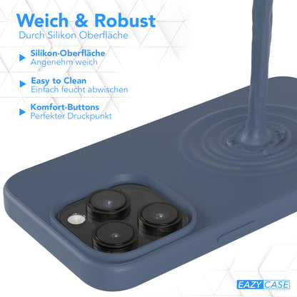 iPhone 14 Pro Silikonhülle mit Kameraschutz von EAZY CASE 