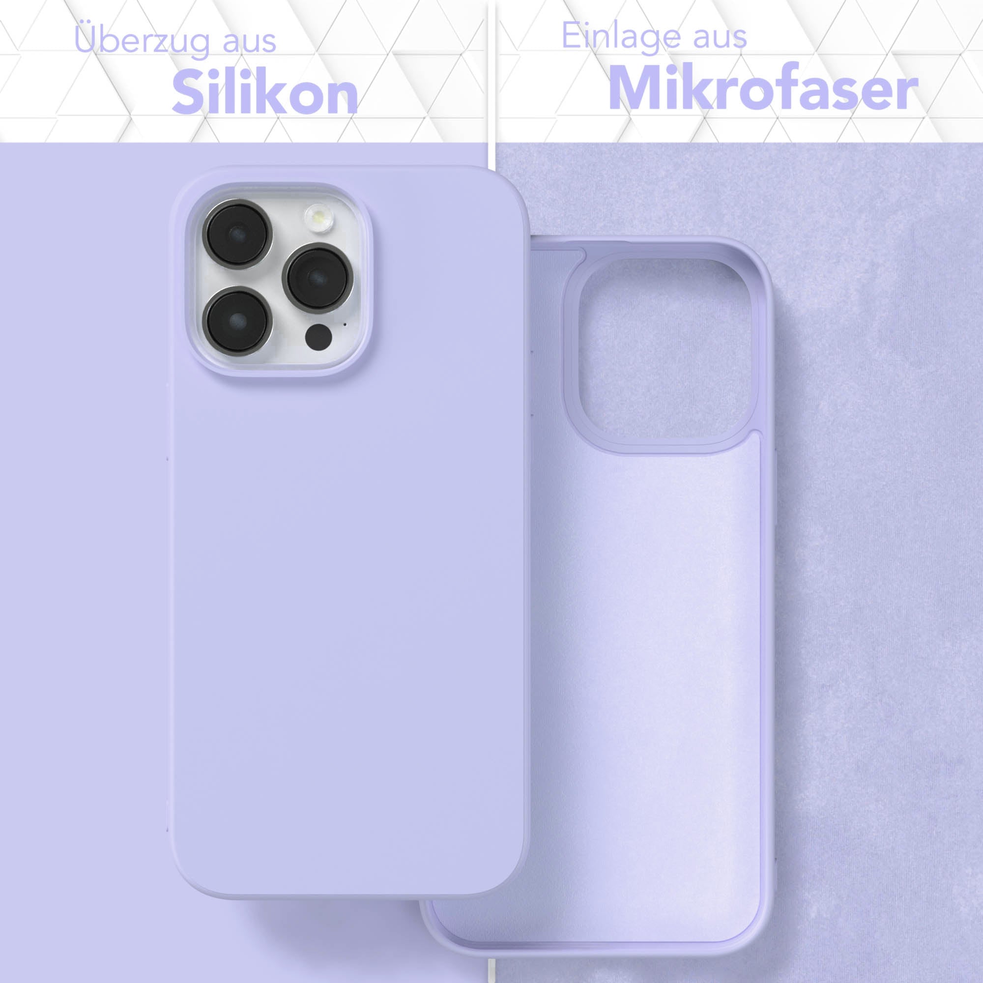 iPhone 14 Pro Max Silikonhülle mit Kameraschutz von EAZY CASE 