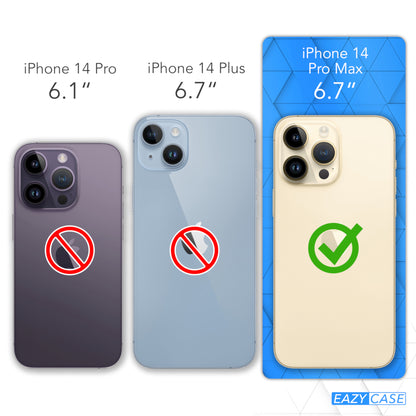 iPhone 14 Pro Max Silikonhülle mit Kameraschutz von EAZY CASE 