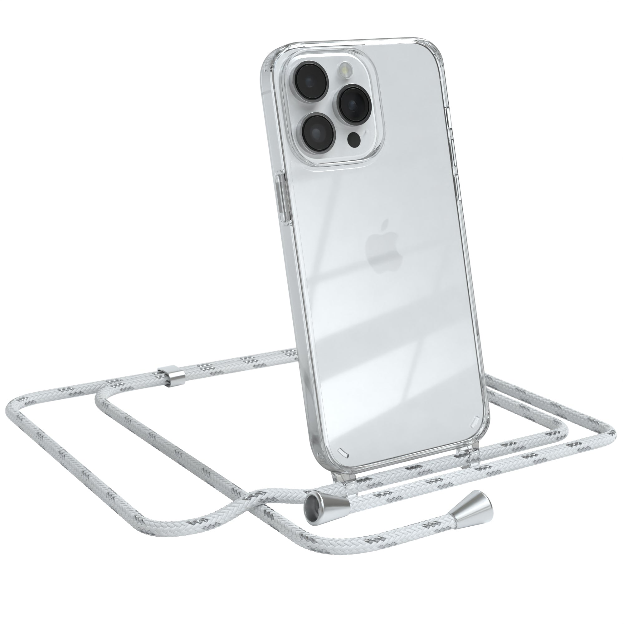 iPhone 14 Pro Max transparente Hülle + Kordel