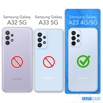 Galaxy A23 5G transparente Hülle + Kordel