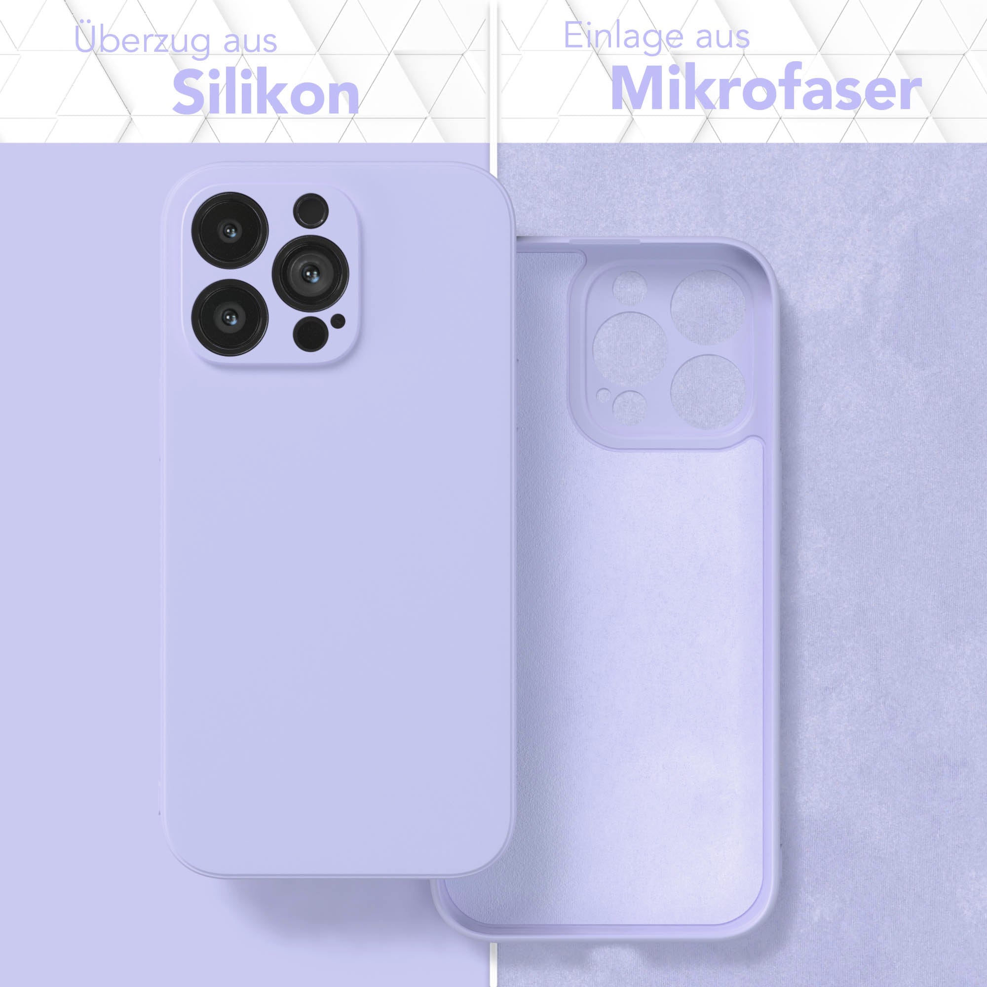 Apple iPhone 13 Pro Silikonhülle mit Kameraschutz von EAZY CASE 