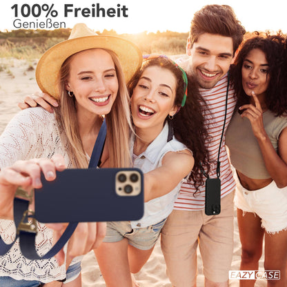 iPhone 13 Pro Max Silikonhülle + breites Band