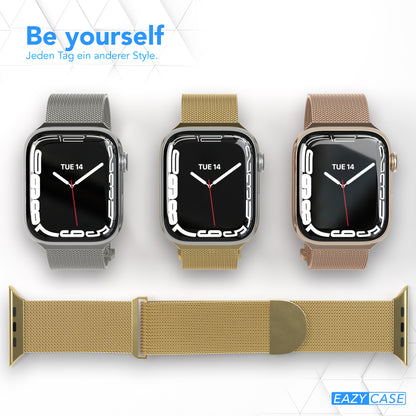 Apple Watch Armband Metall Edelstahl mit Magnetverschluss EAZY CASE 