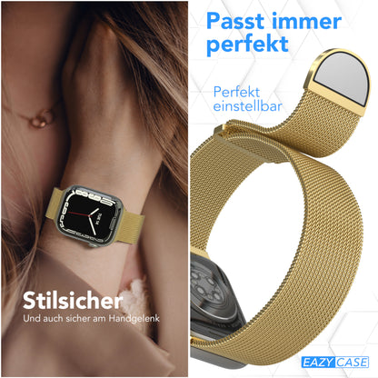 Apple Watch Armband Metall Edelstahl mit Magnetverschluss EAZY CASE 