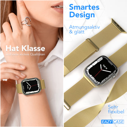 Apple Watch Armband Metall Edelstahl mit Magnetverschluss EAZY CASE 