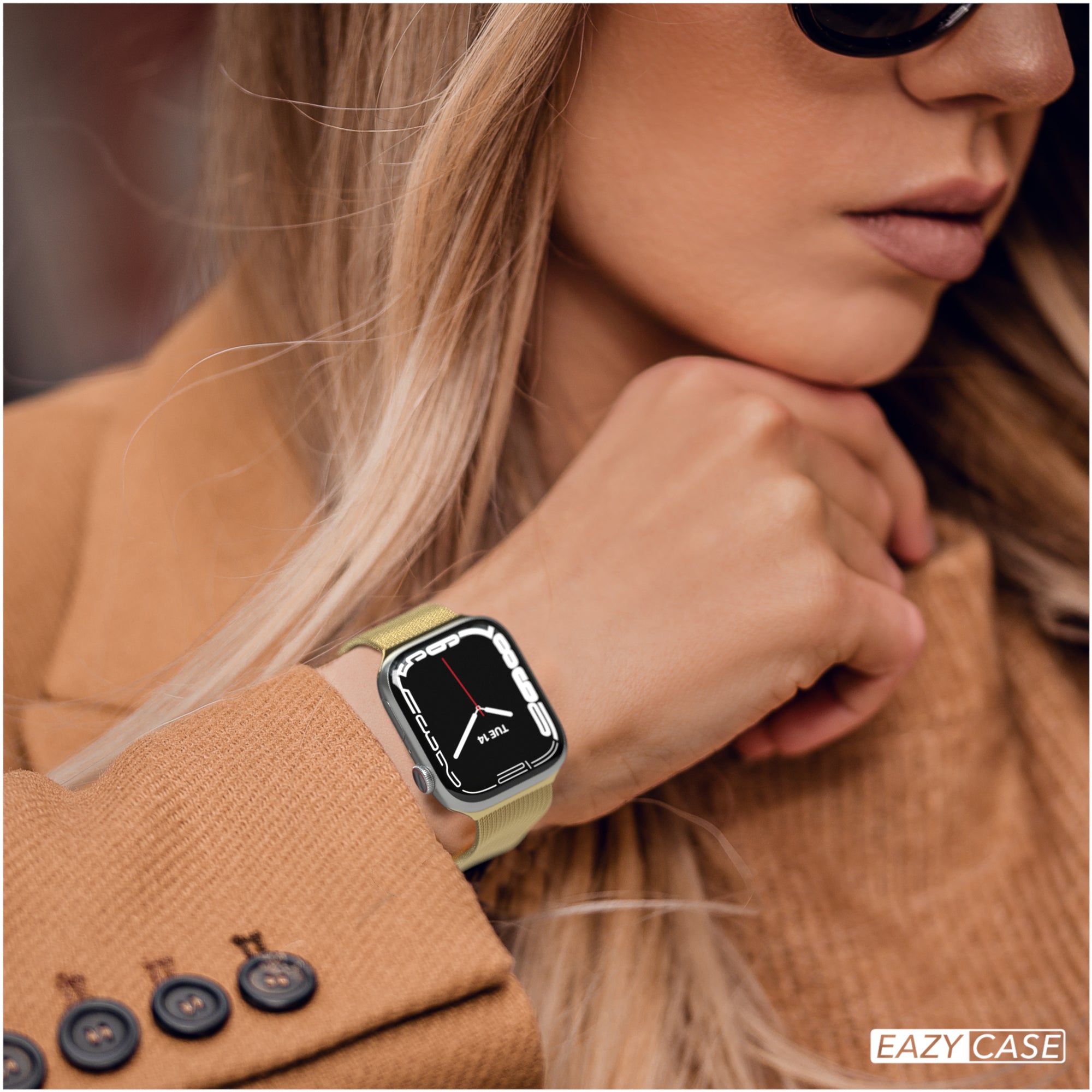 Apple Watch Armband Metall Edelstahl mit Magnetverschluss EAZY CASE 