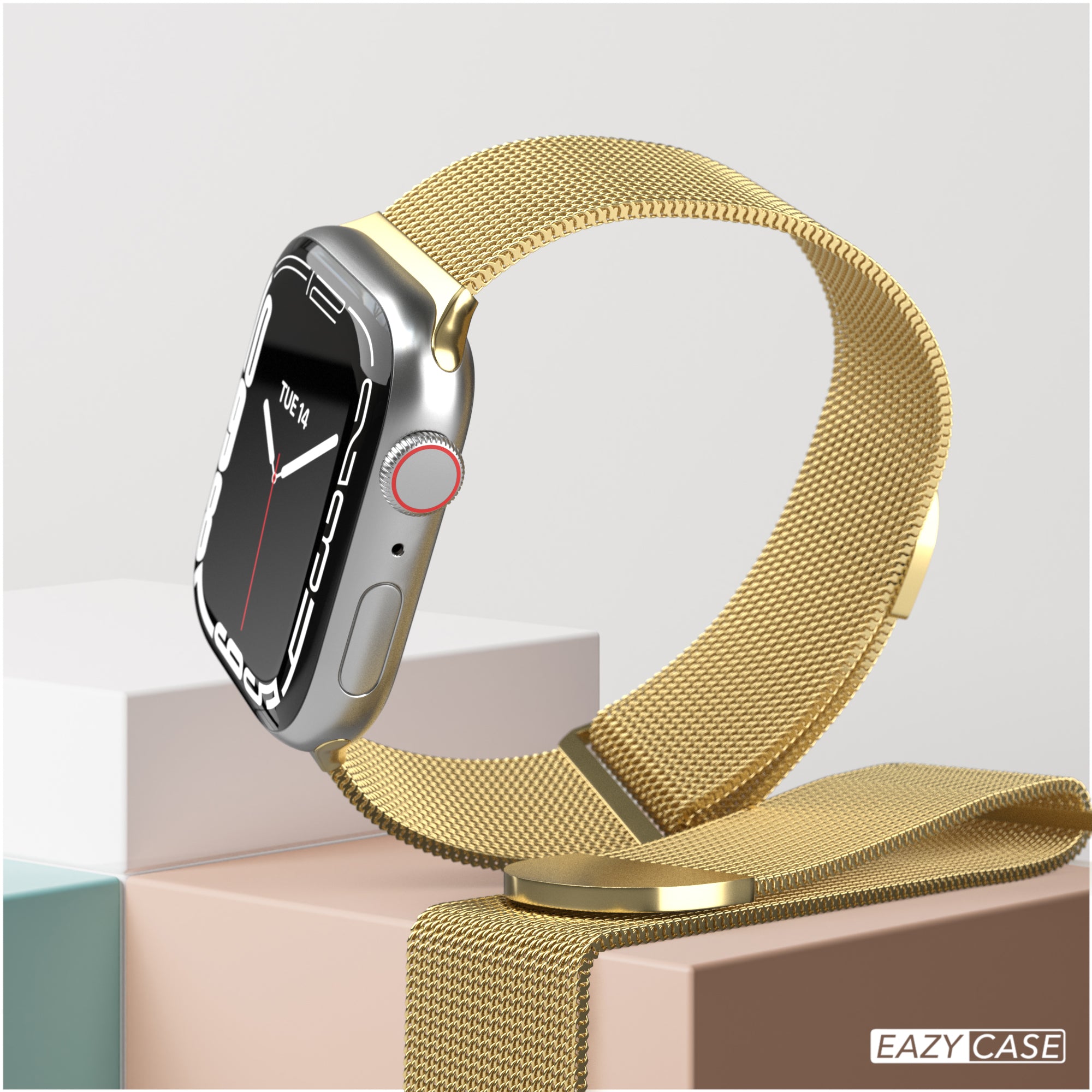 Apple Watch Armband Metall Edelstahl mit Magnetverschluss EAZY CASE 