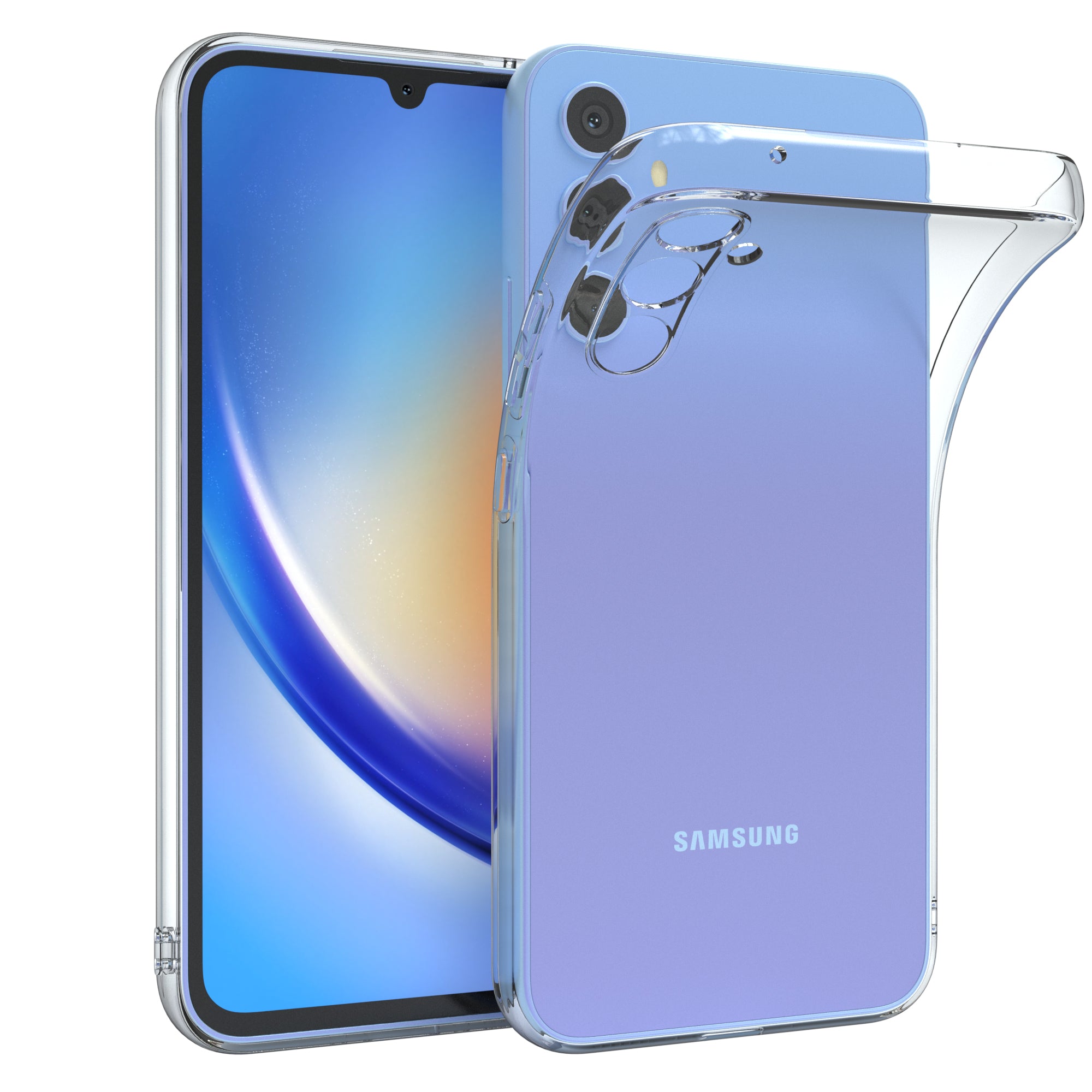 Galaxy A34 transparentes Slimcover